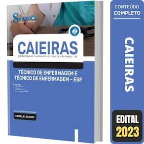 Apostila Prefeitura Caieiras Sp - Técnico De Enfermagem