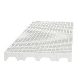 20 Palete Pallet Piso Estrado Plastico Reforçado Branco