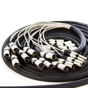 Multicabos Conectores Xlr 16 Vias Cirilo Cabos - 3 Mt