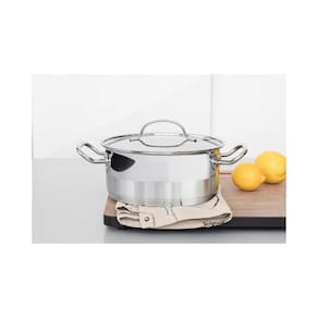 Caçarola Rasa Tramontina Indução Inox Professional 24Cm 4,7L