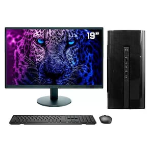 Computador Intel Core I5, 8Gb, Ssd, Monitor, Kit Multimidia