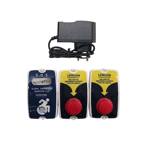 Alarme Audiovisual Pcd Help Sem Fio - 2 Botoeiras