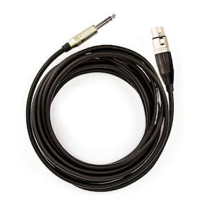 Cabo De Microfone P10 Estereo Para Xlr Amphenol - 50 Mt