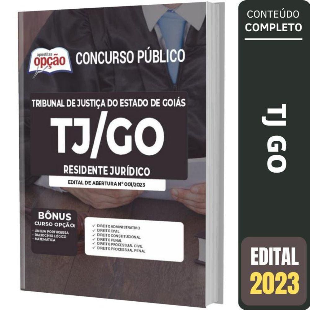 Apostila Tj Go - Residente Jurídico