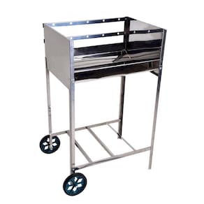 Churrasqueira Portátil Com Rodas 5 Espetos Issi Grill