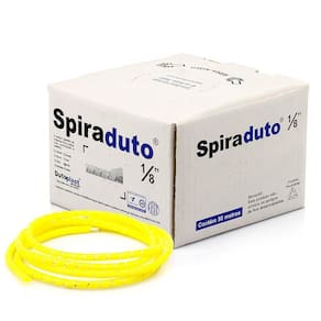 Organizador De Fios E Cabos Spiraduto 1/8 Amarelo - 15 Mt