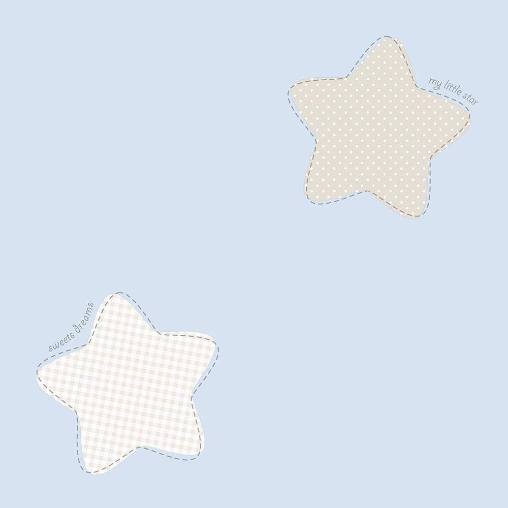 Papel Parede Lullaby Estrela Polaris Azul 2241 Rolo 10M