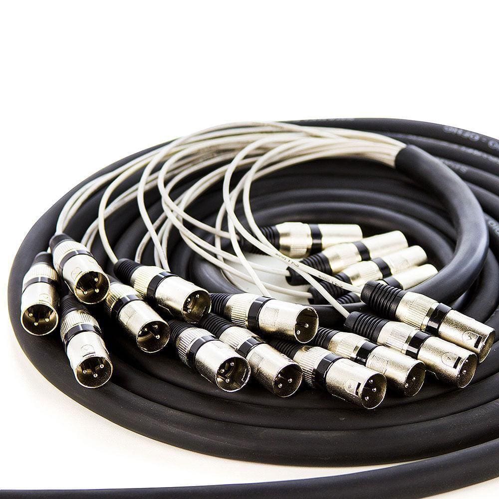 Multicabos Conectores Xlr 16 Vias Cirilo Cabos - 30 Mt