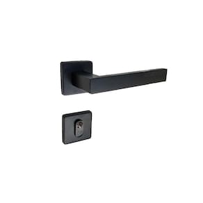 Fechadura Porta Externa Quarto Sala Hato 2 Inox Imab Preto