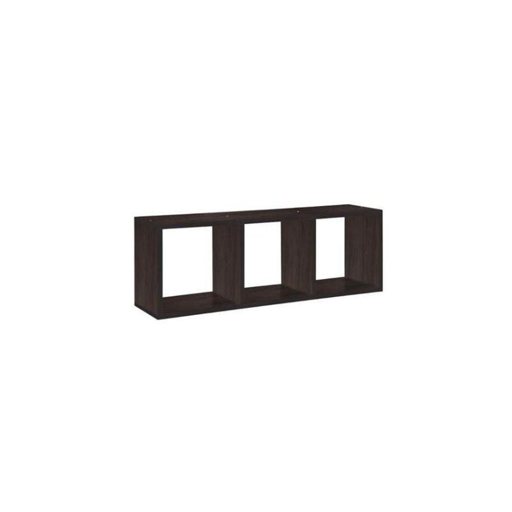 Nicho Madeira Triplo Tabaco 80X28X20 Pratk