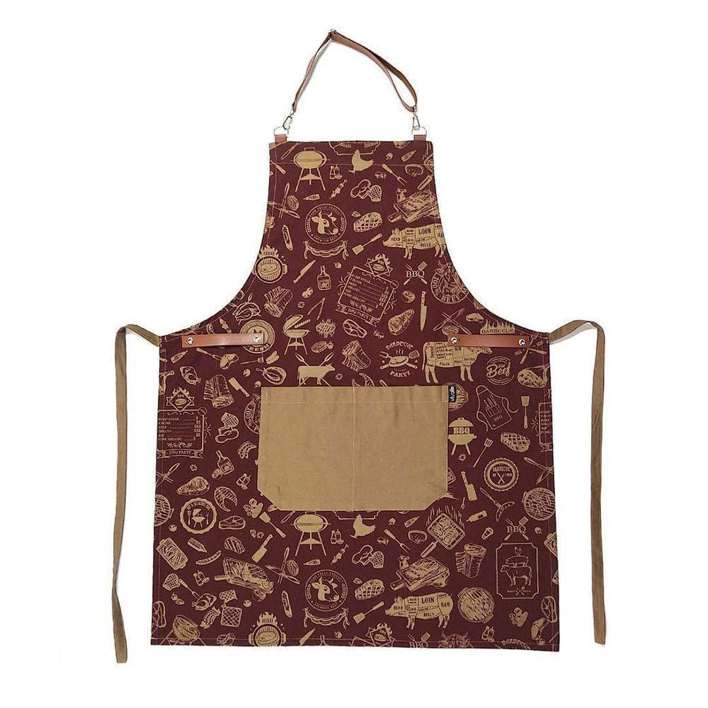 Avental Vivain Churrasqueiro Adulto Vinho