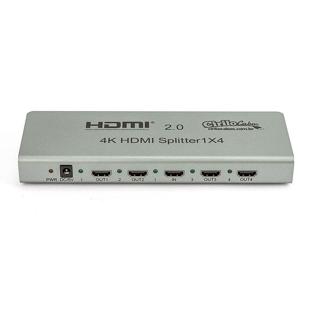 Splitter 2.0 Hdmi 1X4 4K