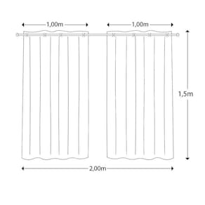 Cortina Mateus Para Quarto Infantil 2.00 X 1,50 Estampada