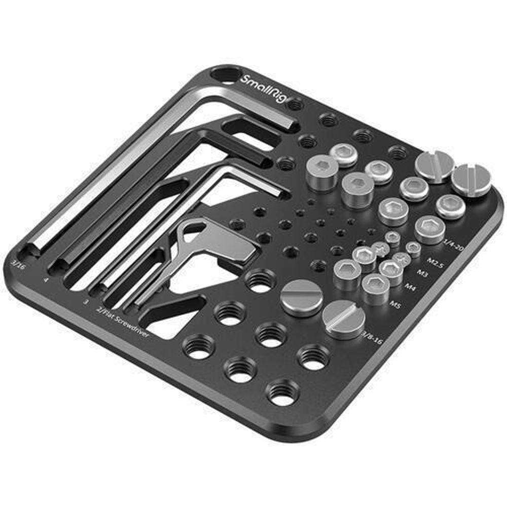 Kit De Parafusos E Chave Allen Com Placa De Armazenamento