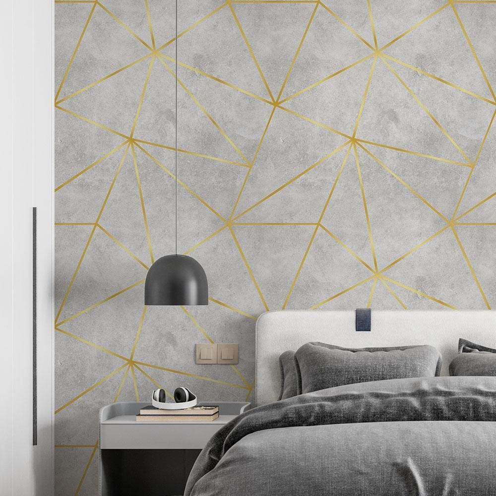 Kit 7 Rolos Papel De Parede Adesivo Zara Cimento 3,0M