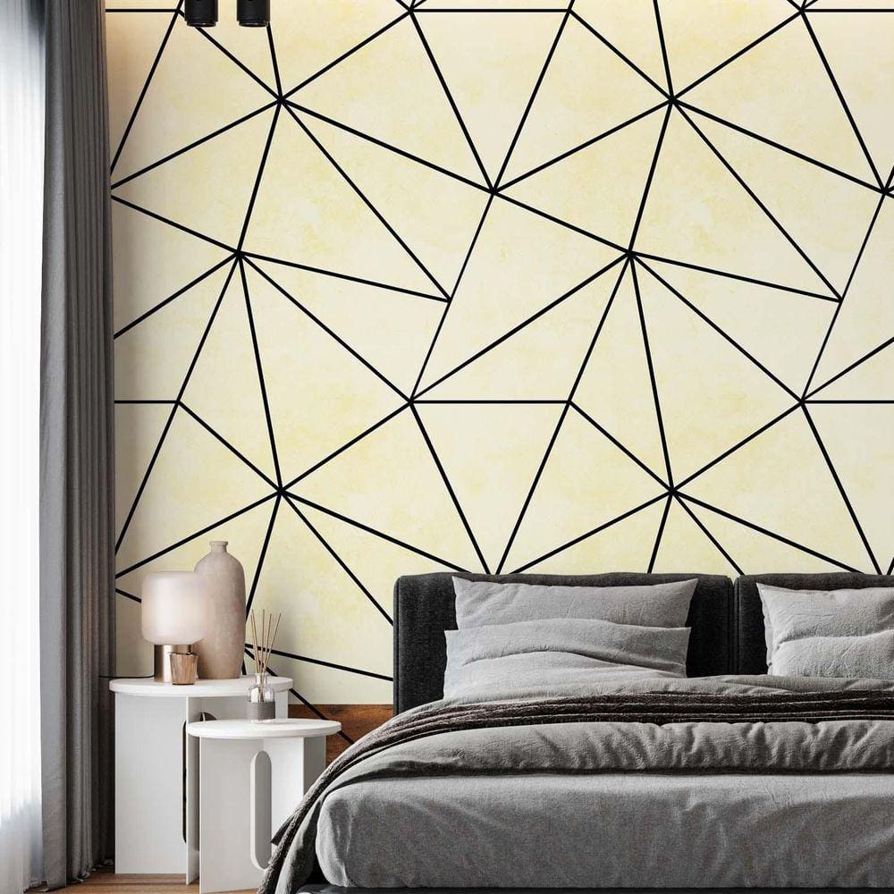 Kit 5 Rolos Papel De Parede Adesivo Zara Ouro Branco 3,0M