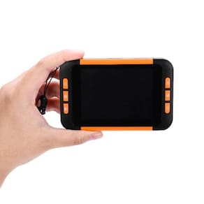 Lupa Eletrônica Portátil Tela 3,5 Color Saída Av Para Tv