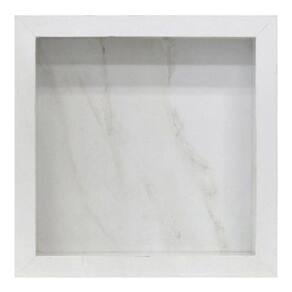 Nicho Para Banheiro Deluxe - Marmorizado Polido - 30X30X10Cm