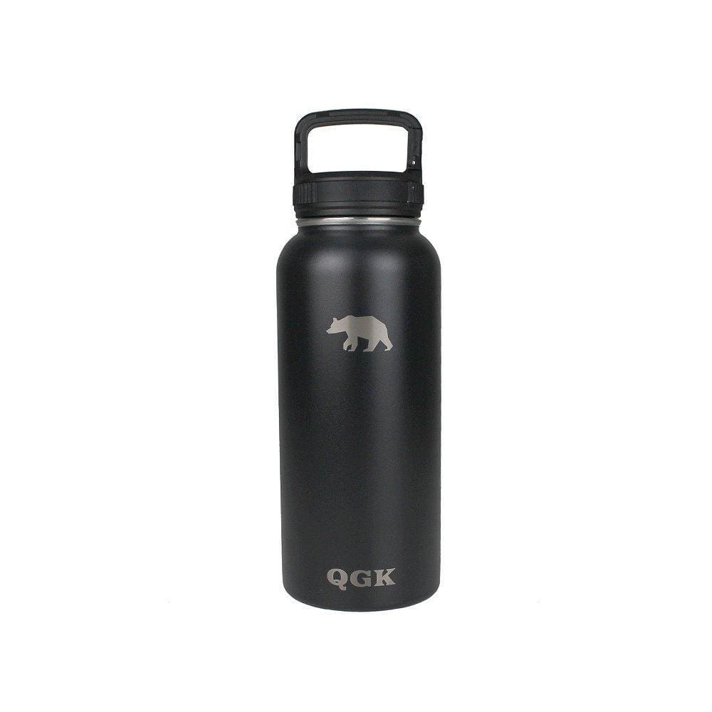 Garrafa Térmica Inox 946Ml 32Oz Com Tampa Preta - Qgk