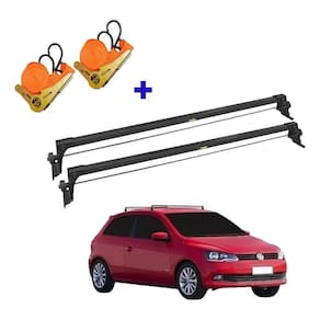 Rack De Teto Bagageiro + 2 Cintas Gol G6 2 Portas Ano 12/19