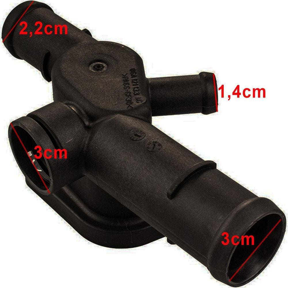 Flange Do Fluxo Água Golf Audi A4 2.0 20V Turbo 1999/.