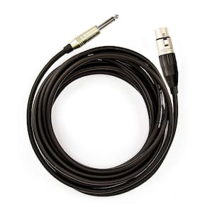 Cabo De Microfone P10 Mono Xlr Femea Amphenol - 4 Metros
