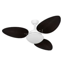 Ventilador Teto Trevo Turbo Sala 3 Pás Tabaco Ventax 220V
