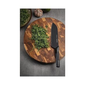Faca Santoku Tramontina 7 Inox Antimicrobiana Nygma Preto