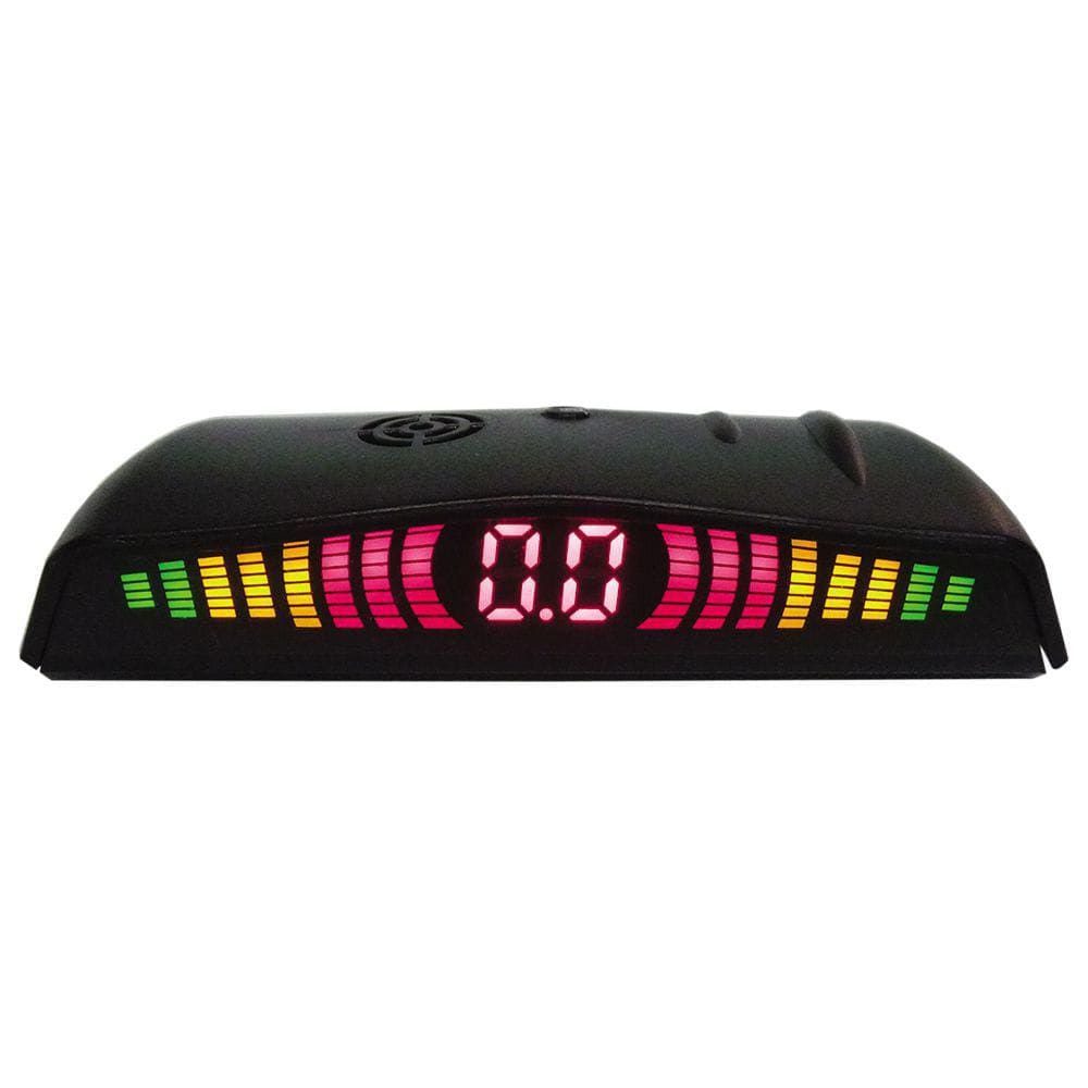 Sensor De Estacionamento Orbe 4 Pontos Dianteiro Preto Com Display