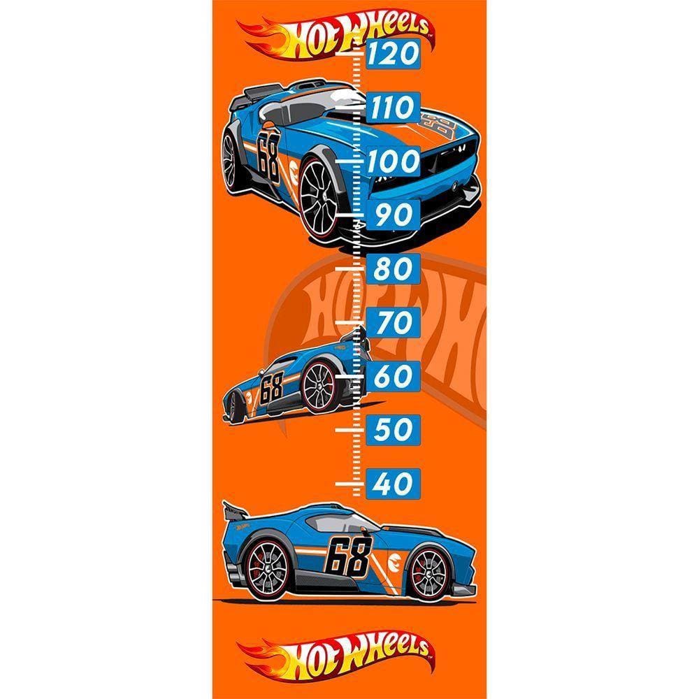 Régua De Crescimento Hot Wheels