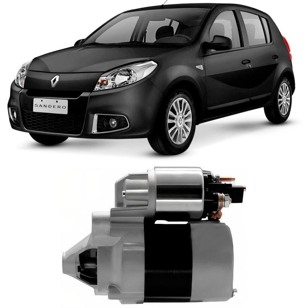 Motor Partida Arranque Renault Clio Logan Sandero 32011 Zen