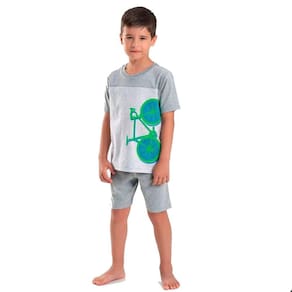 Pijama Manga Curta Estampado Dedeka Ref:21144 4/8