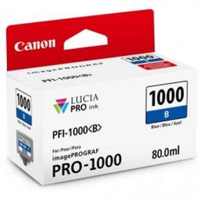 Cartucho de Tinta Canon PFI 1000 B Azul 80ml