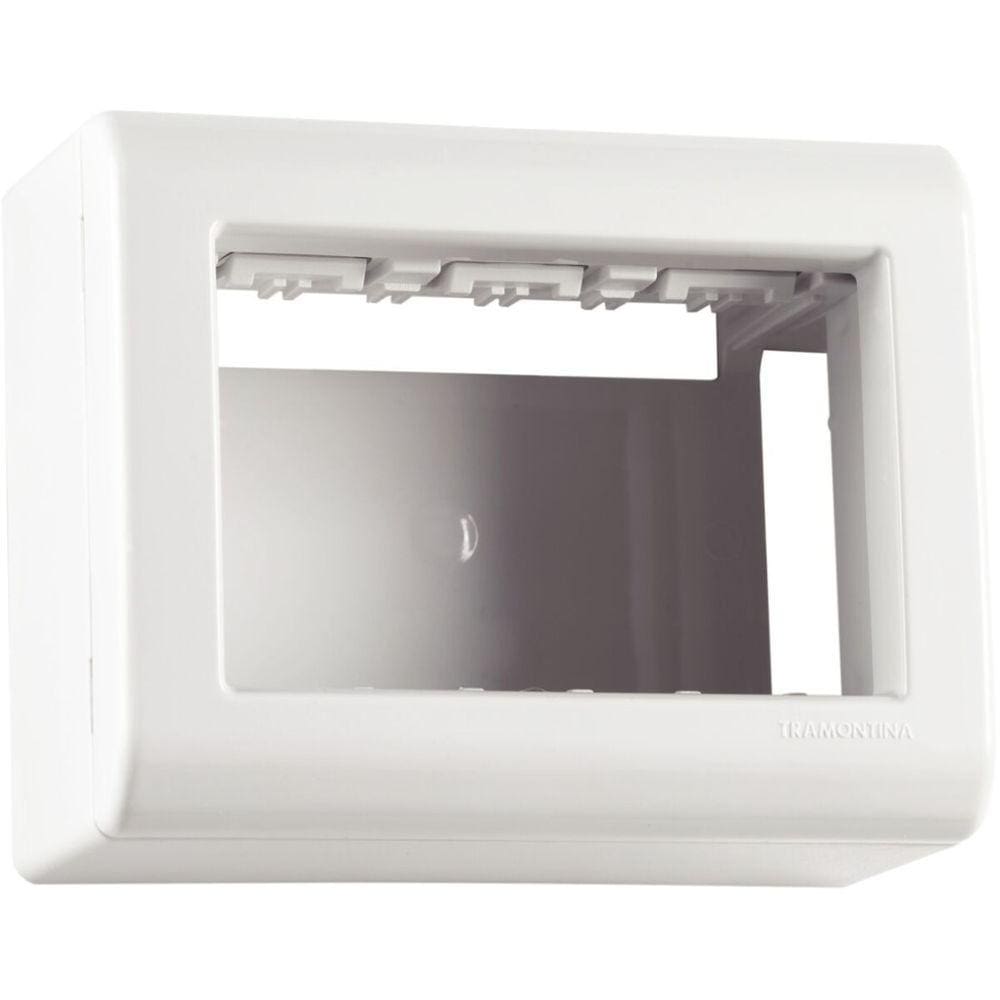 Caixa + Tampa 3 Postos Lizflex Tramontina