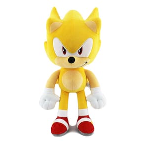 Pelucia Super Sonic The Hedgehog Boneco 30Cm