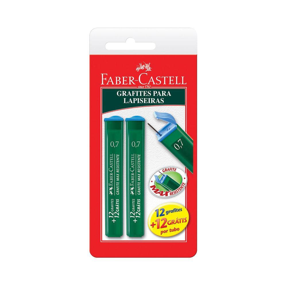 Mina Faber-Castell HB 0.7mm com 2 Unidades
