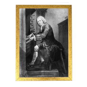 quadro decoração erudita musica classica bach DRD7373