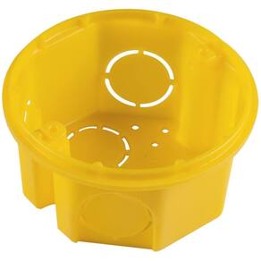 Caixa Embutir 3X3 Oct Amarelo Empilhavel Tramontina