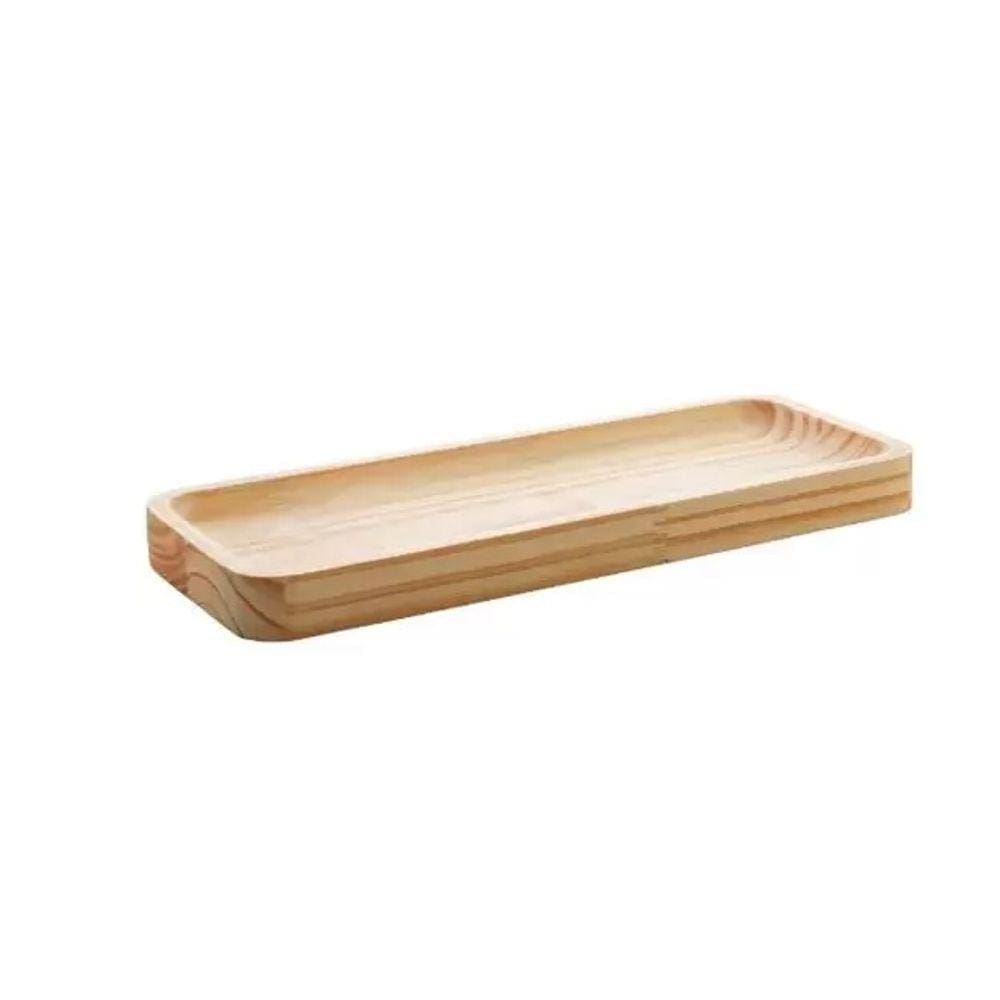 Bandeja Madeira com Alça Woodart Pinus 30x12x2cm