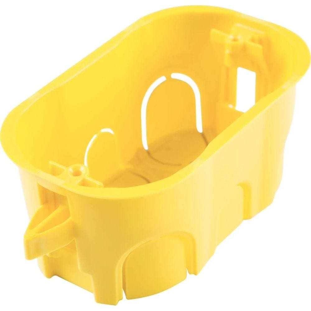 Caixa Drywall 4X2 Amarelo Tramontina