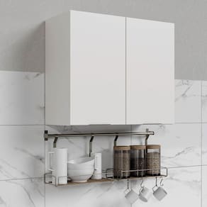 Armário Aéreo 2 Portas Ipanema CabeCasa MadeiraMadeira Branco