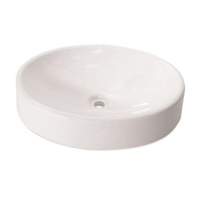 Cuba sintética oval Corso 37x48x10x9 branca