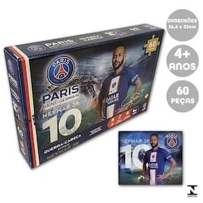 Quebra Cabeça Psg Neymar Jr. 60Pcs Mimo Toys