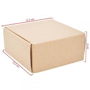 Caixa Básica De Papelão Com 50 Unidades Embalagens 12.5cm x 12.5cm x 6cm