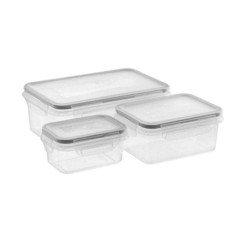 Jogo de Pote Clip 3 peças - Home Style