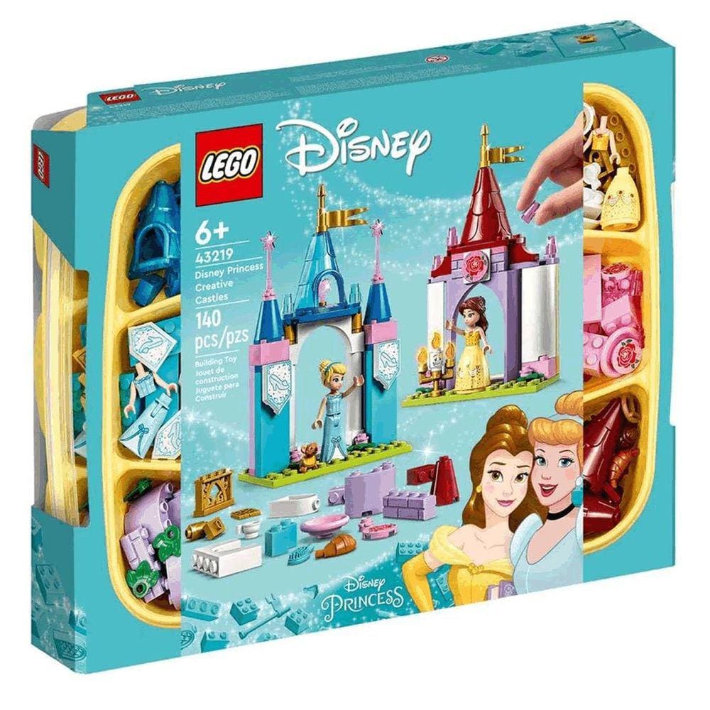 Lego Disney Princess Castelos Criativos 140 Peças 43219