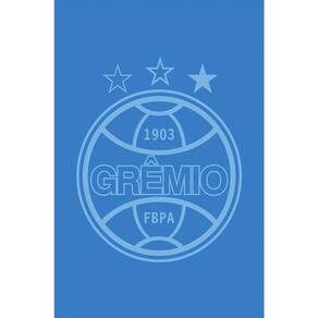 Toalha Social Buettner Jacquard Veludo Futebol Grémio 33cmx50cm Azul Celeste