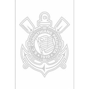 Toalha Social Buettner Jacquard Veludo Futebol Corinthians 33cmx50cm Branca