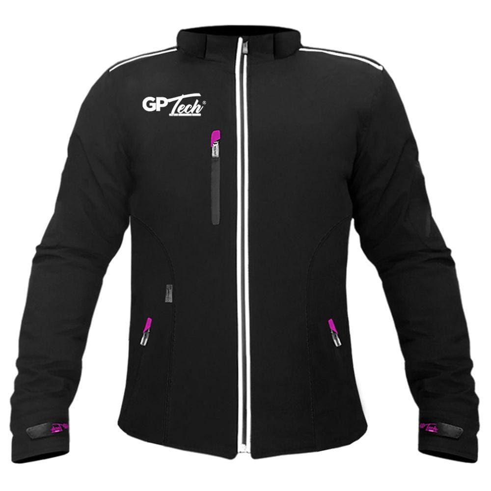 Jaqueta Feminina GP Tech Soft Casual Preto Rosa (GG)
