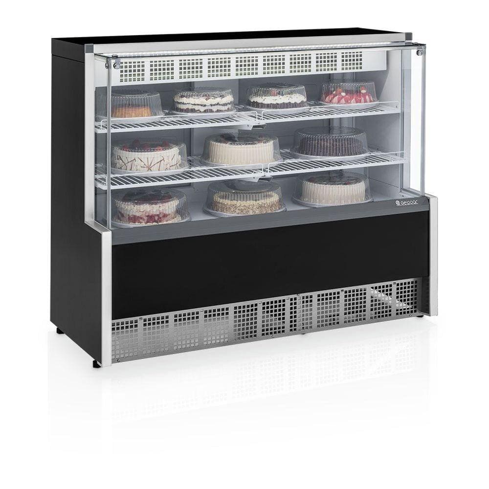 Vitrine Refrigerada Confeitaria Dupla Função Gpea-140r PR Gelopar
